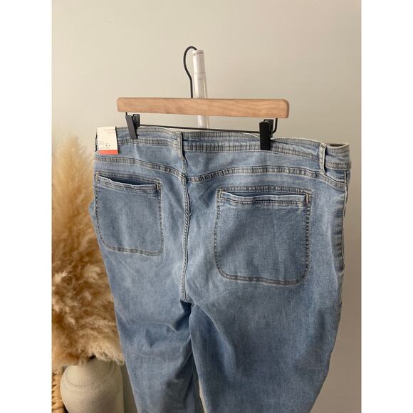 B1G2 FREE 🍁 Knox Rose The Anywhere High Rise Flare Leg Jeans Plus Size 26 Denim - Picture 7 of 7